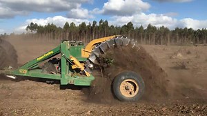 Pulling stumps | Forestry Equipment in Action