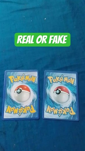 Can U spot the fake Pokémon card in 5seconds #pokemon #myteamforscarletandviolet