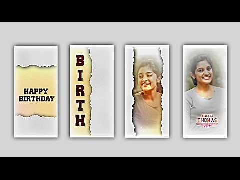 👌Best Birthday Video Editing in Alight motion Happy Birthday video editing Tutorial Birthday 2022