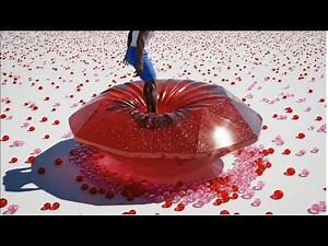 The Giant Red Diamond Jelly Jump – Ultimate Burst ASMR