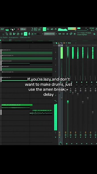 Easiest Way to Make Drums: Amen Break Delay Technique