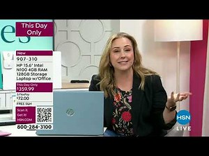 HP 15.6 Intel N100 4GB RAM 128GB Storage Laptop w/Office