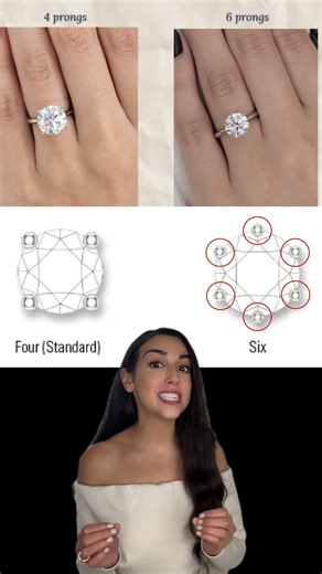 4 Prong vs 6 Prong: Which Engagement Ring Setting Is Better? 💍
