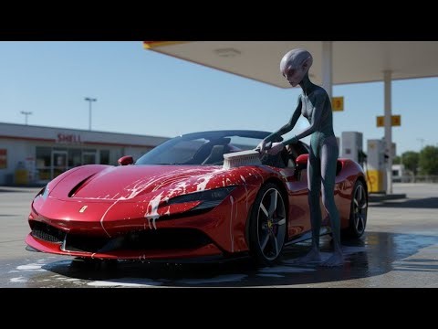What Happens When An Alien Visits A Gas Station? #aliens