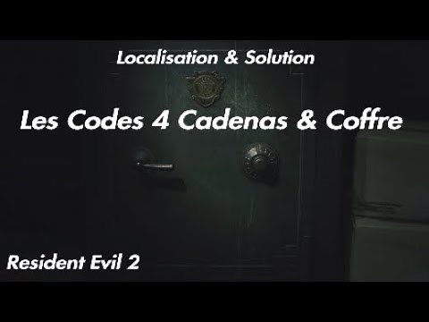 Resident Evil 2 - Codes to Unlock Padlocks & Chests
