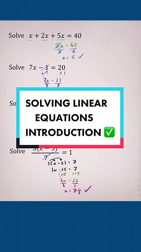 #fyp #solve #linearequations #maths #mathematics