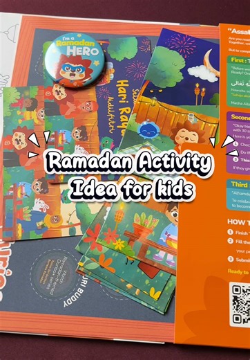 No gadget sepanjang bulan puasa 🤩 parents, kalau cari ramadan activity untuk anak-anak. THIS IS IT 👇🏻 Dalam mission kit ni ada; misi buku, kertas mewarna, kad raya, sampul raya, poster misi, lencana 🌟 👉🏻 Grab sekarang sebelum habis stock #durioo #ramadanmissionkit #duriooplus #durioomalaysia