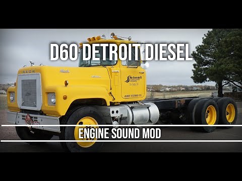 Detroit Diesel D60 I6 14.0L Jake Brake Exhaust Engine Sound Mod | GTA 5 - FiveM