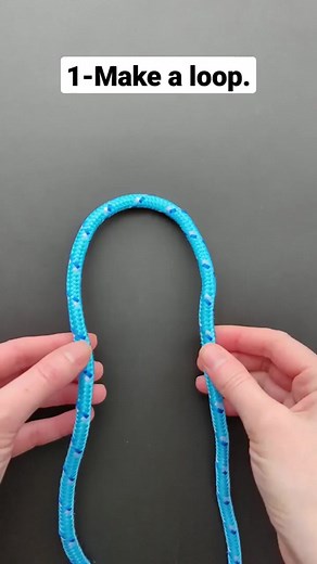 How to Tie an Adjustable Grip Hitch Knot #shorts | Buildboxentertainment