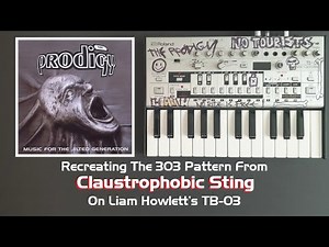 Recreating The 303 Acid Pattern From Claustrophobic Sting By The Prodigy On Liam Howlett's TB-03