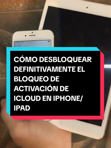 CÓMO DESBLOQUEAR DEFINITIVAMENTE EL BLOQUEO DE ACTIVACIÓN DE ICLOUD EN IPHONE/IPAD#paratiiiiiiiiiiiiiiiiiiiiiiiiiiiiiii #icloudunlock #iphoneunlock #apple #techhacks