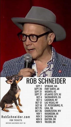 Biden's Not Okay - See Rob Schneider LIVE on tour right now!