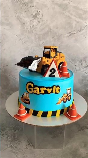 Loader Truck Birthday Cake|Truck Lover’s Birthday Cake 🎂 | Cake decorating ideas #youtubeshort#cake