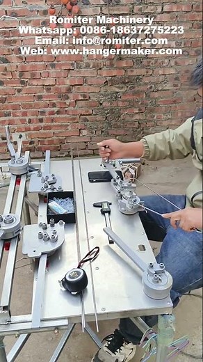 Benk Hook Neck Manual Wire Hanger Making Machine