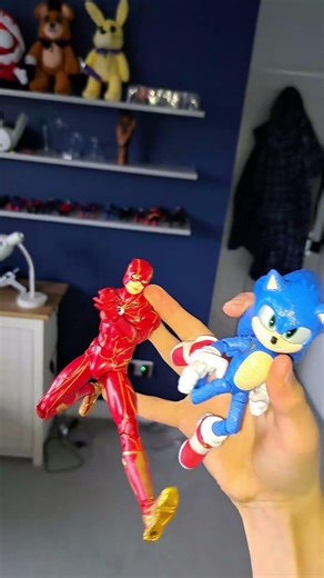 sonic vs flash #sonic #fighting #dc