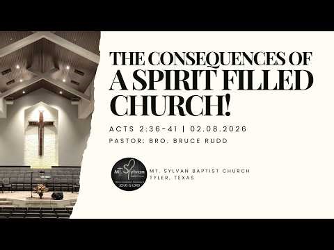 Mt. Sylvan Baptist Church (Full Service) | Glad in The Lord | Acts 2:41-47 | 02.15.2026