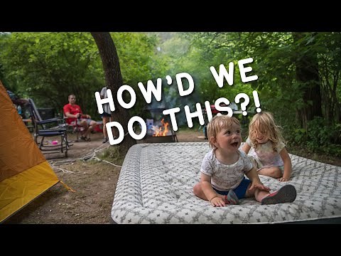 Tent Camping With Kids for the First Time // A Tent Tour & Glamping?!