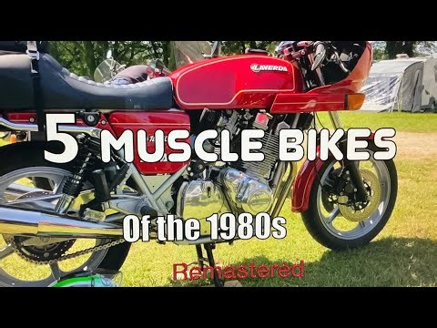 5 Muscle Bikes of the 1980s. Remastered
