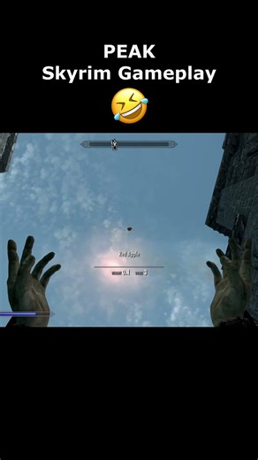 PEAK Skyrim Gameplay 🤣 #skyrim #elderscrolls #shorts #switch #switch2