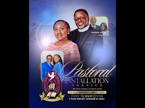 Pastoral Installation Service- November 1, 2025