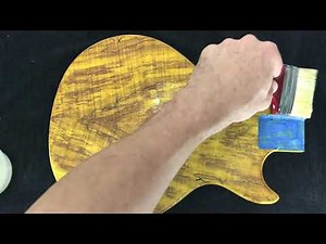 Applying sanding sealer | Junior Guitar Kit