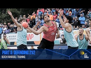 Beach handball training part 8: Defending 2v2