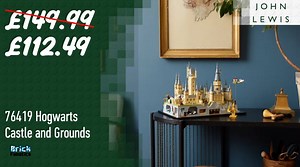 The latest LEGO Hogwarts Castle, now on sale at John Lewis