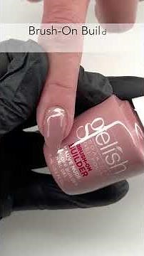 Gelish Brush-On Builder (Mauve Nude) Infill Step By Step Video