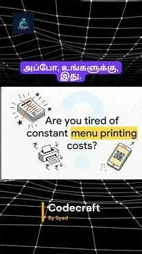 Why Restaurants Need Smart QR Menu in 2026Still using printed paper menus?#shorts #qrmenu