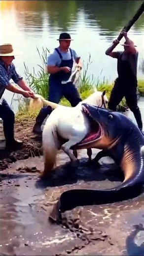 Unbelievable River Attack! Monster vs. Pony — A Rescue You Won’t Forget! #AnimalRescue #Wildlife