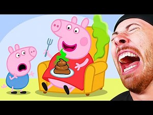 *IMPOSSIBLE* FUNNIEST Peppa Pig Animations! DO NOT LAUGH CHALLENGE