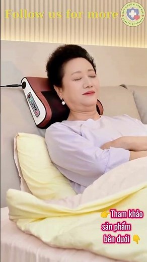 Gối massage cổ vai gáy – giải pháp thư giãn tại nhà | Bí quyết sức khỏe