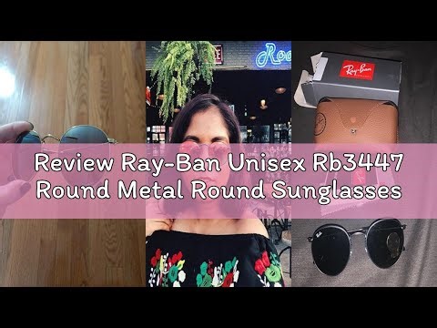 Review Ray-Ban Unisex Rb3447 Round Metal Round Sunglasses