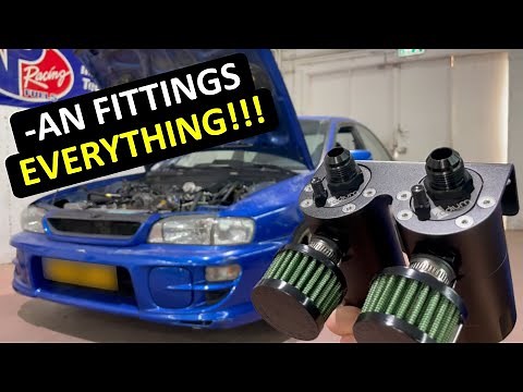 The GC8 gets an Oil Catch Can System