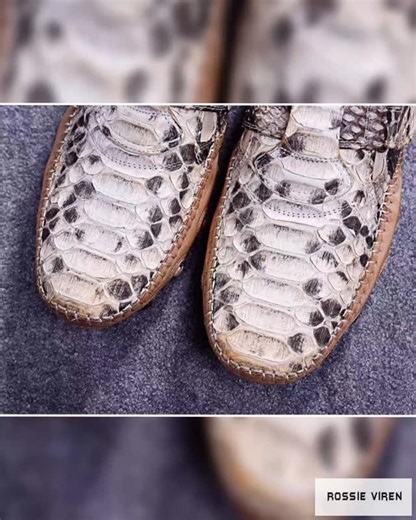 rossieviren.com on Instagram: "Step into elegance with the Crocodile Shoes Genuine Python Leather Loafers! ✨👞 Crafted from luxurious genuine python leather, these white slip-on loafers redefine sophistication. 🐍 The exquisite texture, coupled with a modern design, ensures you exude confidence and style whether at a business meeting or a casual outing. Comfort meets luxury in every step, making them your go-to choice for versatile occasions. 🌟👔 Hurry—limited stock available at just $385.00! S