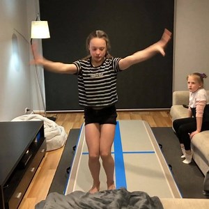 1.1M views · 3.4K reactions | Dad taking on the gym girls in a stick it challenge! | My_gym_dad | Facebook