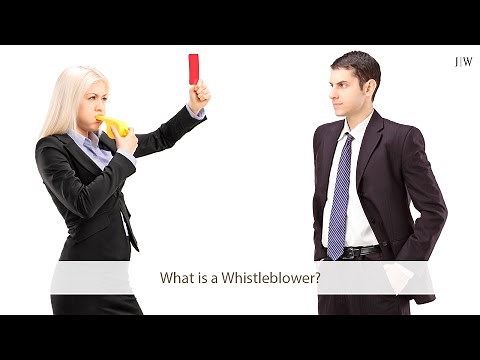 What is a whistleblower?