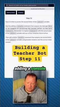 JavaScript Bracket Notation: freeCodeCamp Teacher Chatbot Step 11