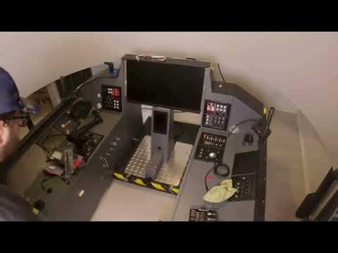 Flight Simulator Screen Setup through Smarter Surfaces’ Ultra High Contrast Projector Paint