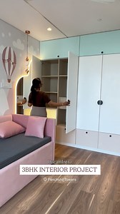 19K views · 172 reactions | Recently completed 3BHK Interior project. Project Location- Panchshil Towers, Kharadi, Pune. Designed By - @dreamintrodesigns . . . #interiordesign #interior #interiores #interiordecor #kids #masterbedroom #bedroomdecor #bedroomdesign #homeinterior #living #livingroom #completed #project #architecture #designer #kitchen #homedecor | DreamIntro | Facebook