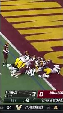 Iowa's Spencer Petras QB Keeper TD at Minnesota | Iowa Football