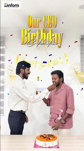 Office Vibes 💙 CEO Birthday Surprise, Cake Cutting & Happy Moments #birthday #fun