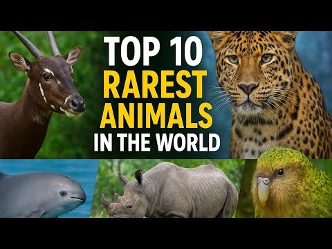 Top 10 Rarest Animals in the World | Critically Endangered Species You Must See!