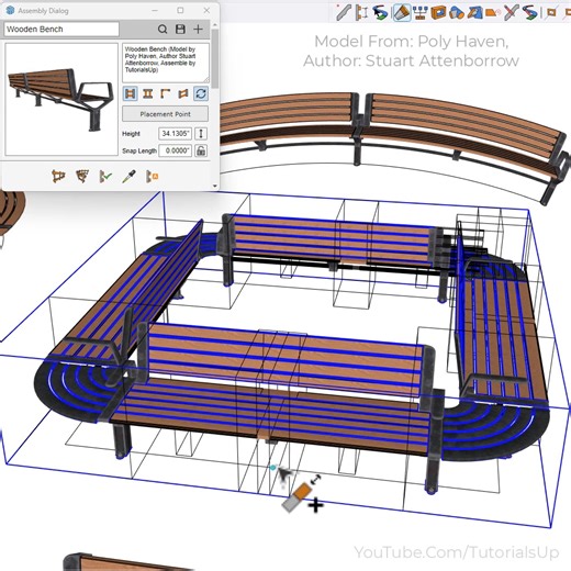 45K views · 511 reactions | Building Complex Assembly Using Profile Builder 4 In Sketchup #SKETCHUP #architecture #3d #profilebuilder #sketchuptips #sketchup3d #sketchuptutorial | TutorialsUp | Facebook