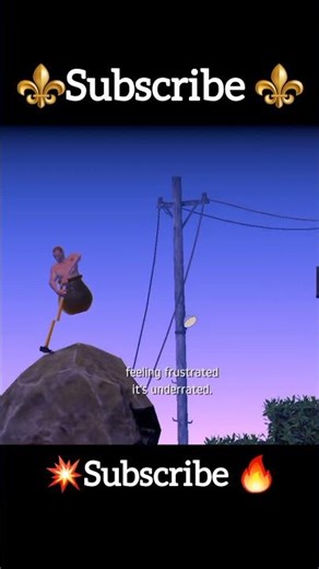 Playing getting over it for second time 🔥 Part-2 . subscribe surexogaming .