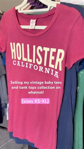 Serious buyers only! Good condition and some that needs repair. #y2k #vintagefashion #babytees