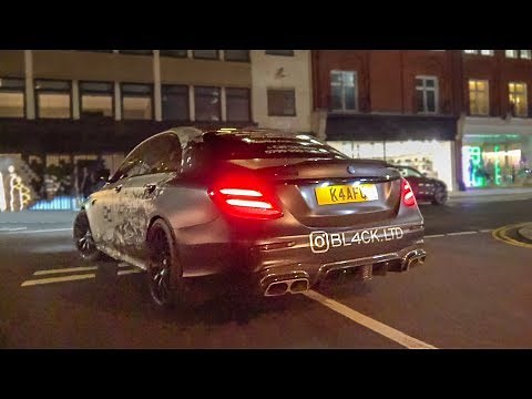 LOUDEST 800HP BRABUS Mercedes-AMG E63 S in London! Exhaust SOUNDS!
