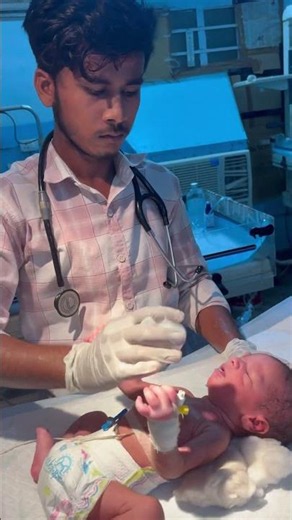 Chestryped for newborn baby😌 #sumitnicunursingstm #youtubeshorts #nursin #newbornbaby #chestworkout