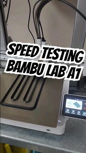 Bambu Lab A1 Speed Test. #3dprinting #bambulab #bambulaba1 #bambup1p #bambulabx1carbon #bambulabp1s