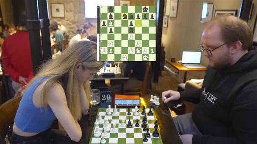 This bar chess game took a turn I didn’t see coming